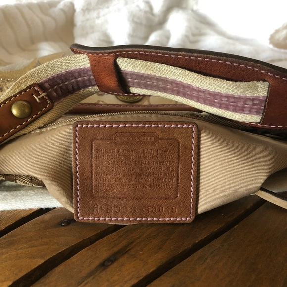 Coach Signature Patchwork Small Hobo Bag - Picture 5 of 5